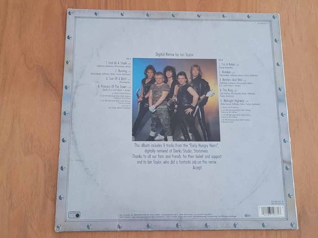 Dischi in vinile: LP  Accept – Usato da Martigny venduto da MZ-67 1
