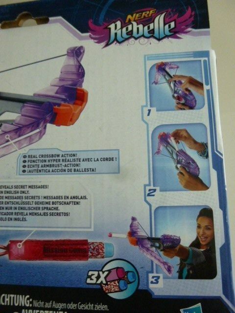 Hasbro Giocattoli: Nerf Rebelle - Secrets Spies - 100% NEW – Nuovo e nell'imballaggio originale da Pambio Noranco venduto da Pol69 5