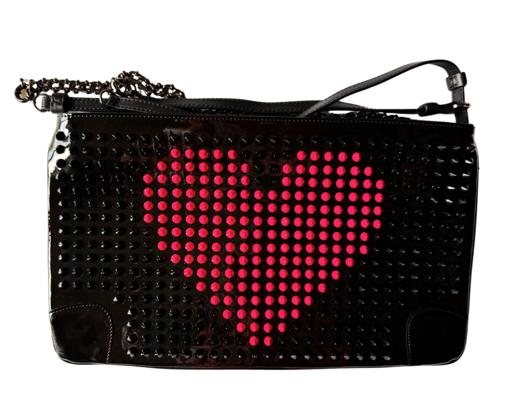 Christian Louboutin Borse: Louboutin, Loubiposh Valentine Clutch – Usato da Oberarth venduto da SSS.