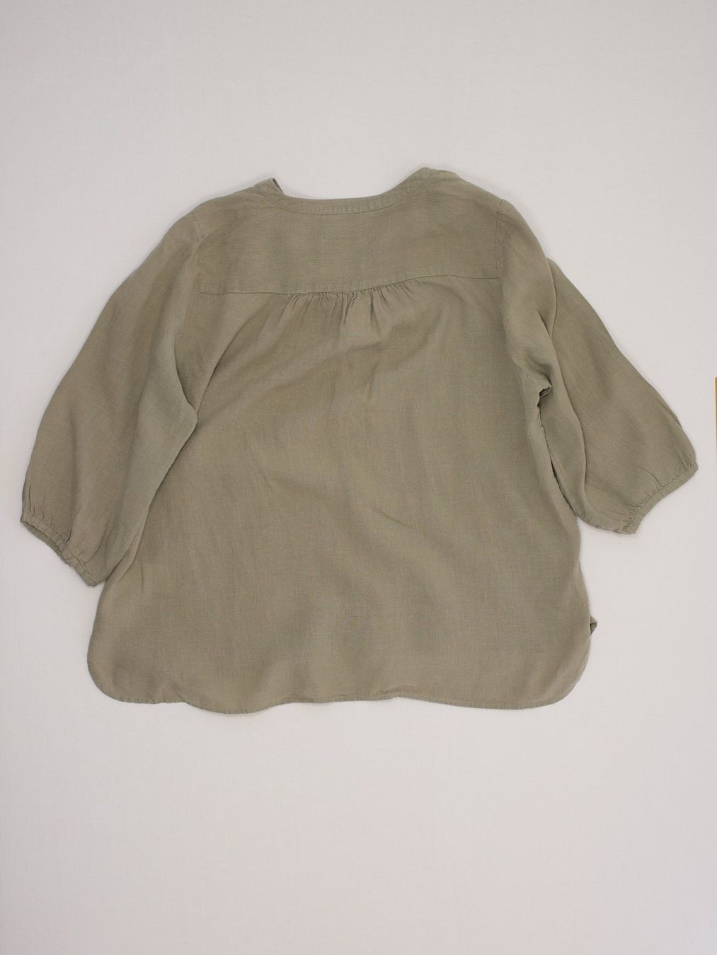 Camicette: Part Two Blouse Tunique 100% Lin Kaki Taille 44 – Usato da Fribourg venduto da re-fine 4