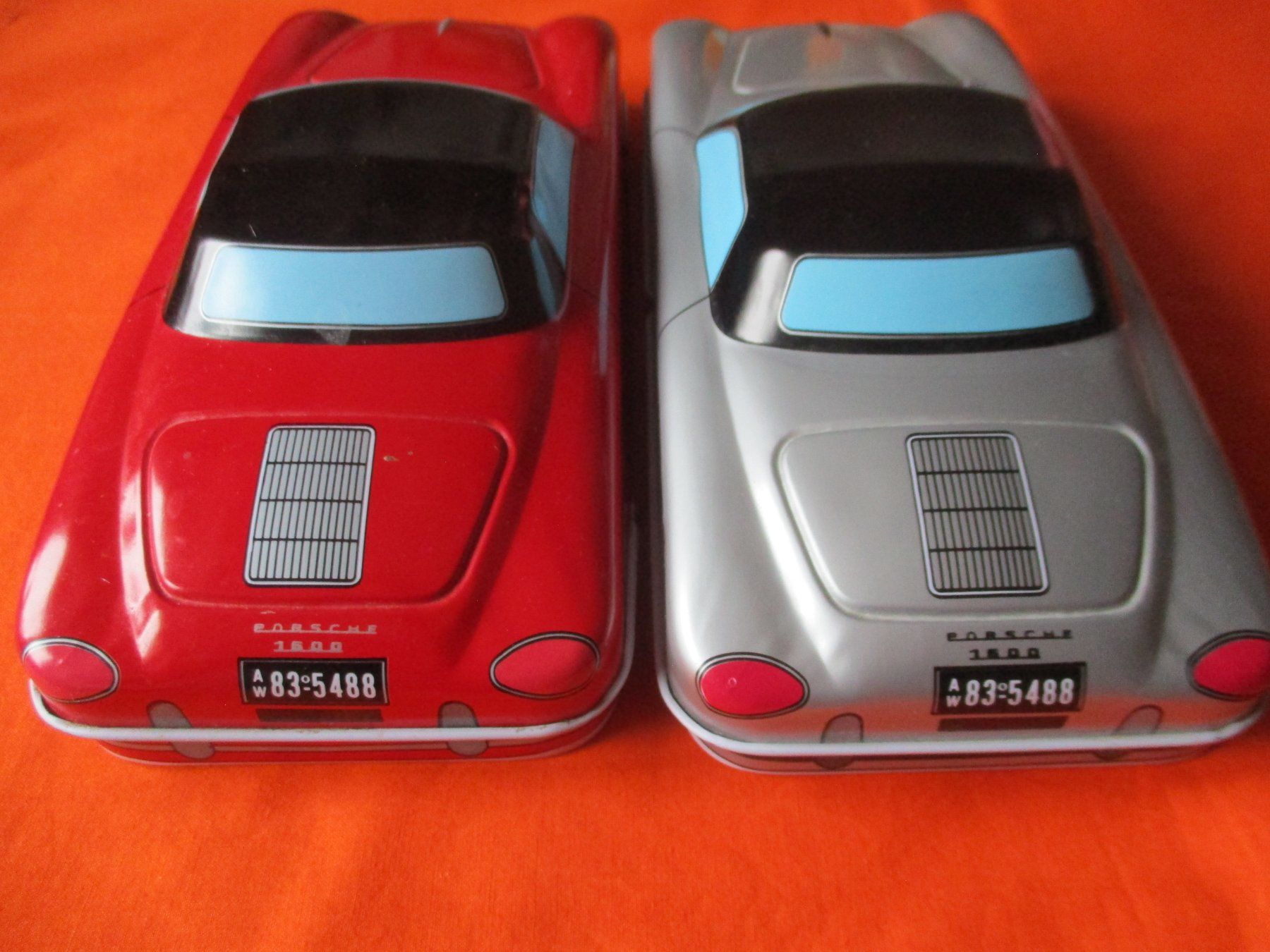 Sonstige Dekorationen & Accessoires: 2 x Blechdose Porsche Speedster – Gebraucht aus Birsfelden von alles-muss-raus 1