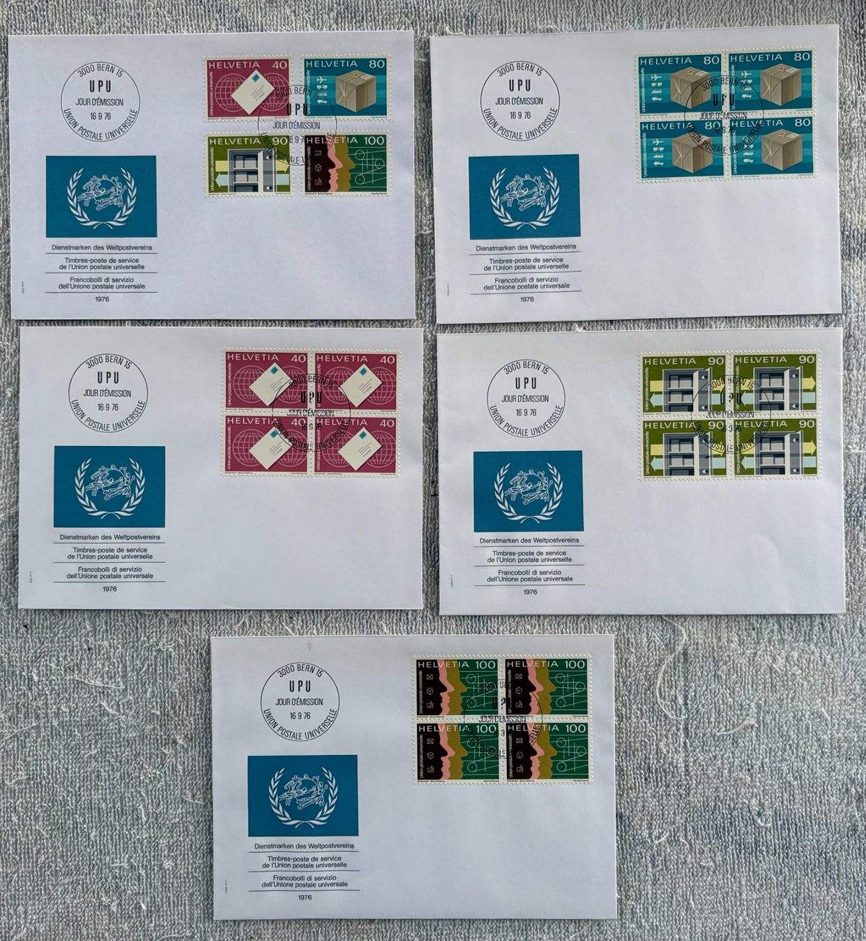 Tous les timbres: LOT FDC PTT – D'occasion à Ostermundigen par wini63