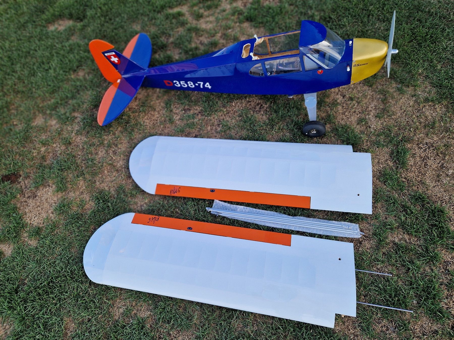 Modellismo RC: Modellflugzeug Piper Cup – Usato da Fräschels venduto da fascination12 4