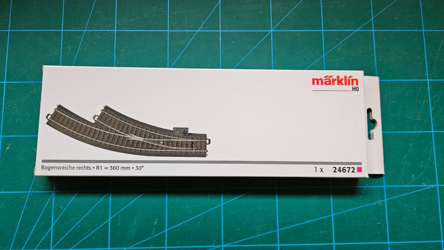 Märklin Modellini di ferrovie: Märklin Weiche 24672 – Nuovo e nell'imballaggio originale da Brüttelen venduto da frediwellensitich