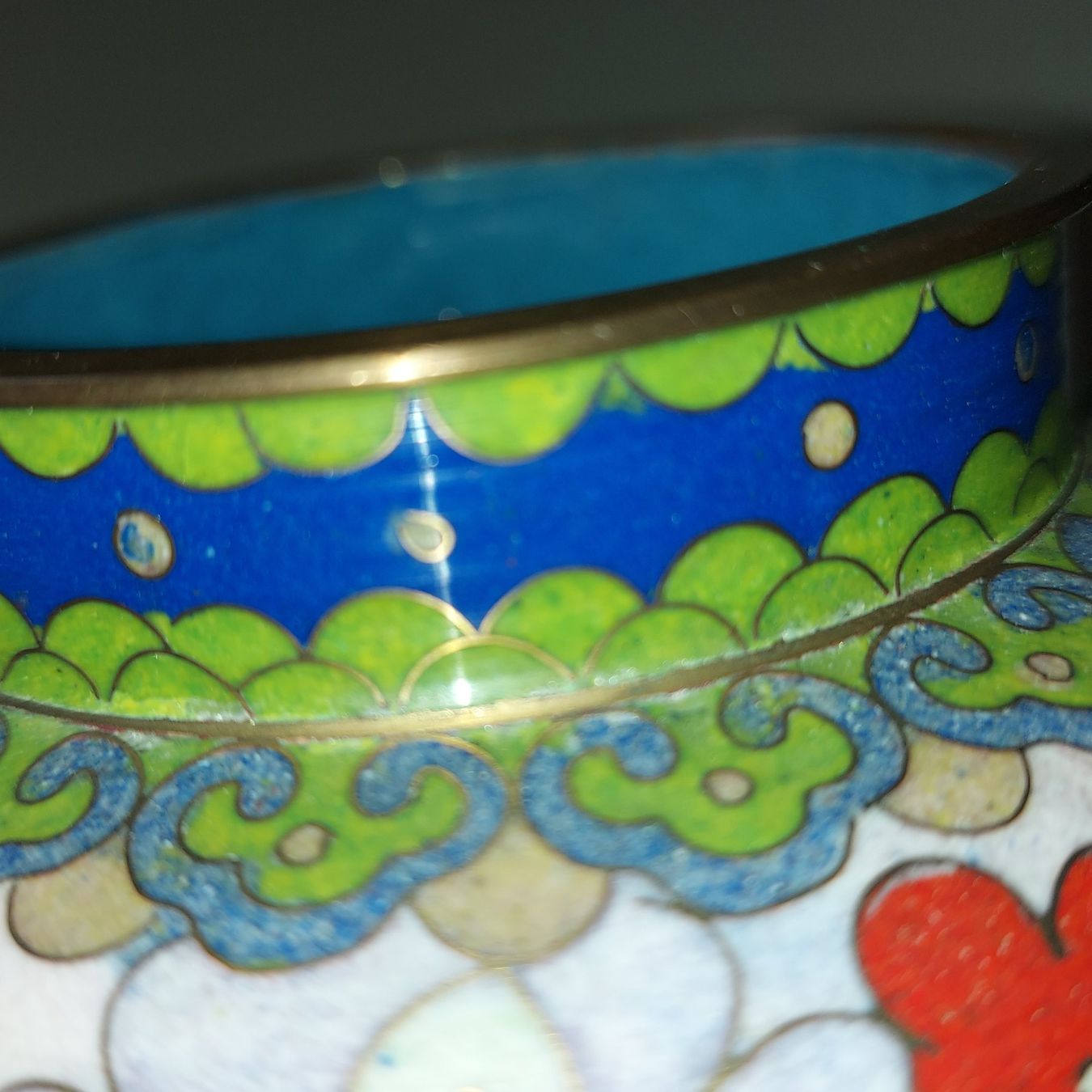 Vasen & Gefässe: Schöne Cloisonné Vase, Email, China, Blumenmuster – Gebraucht aus Schlieren von Svenja7 5
