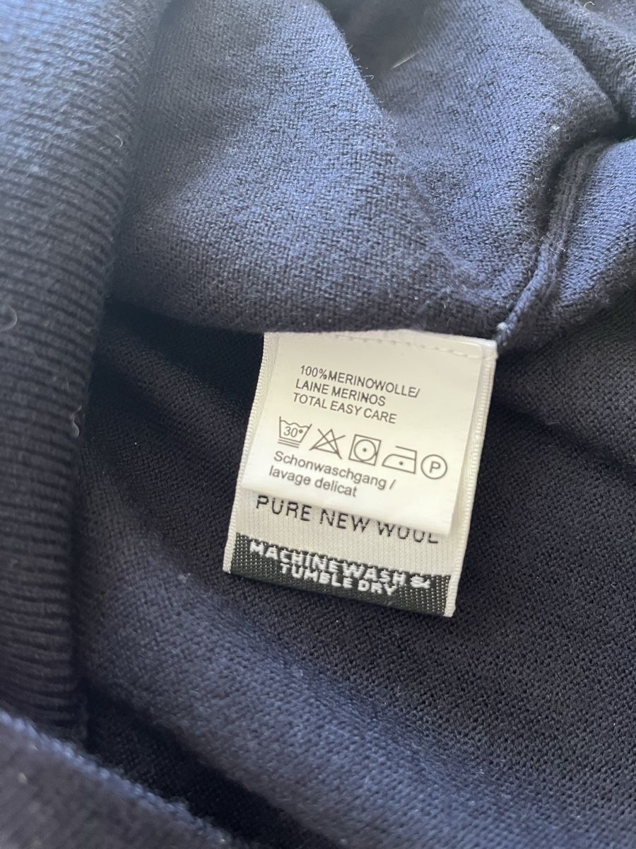 Manor Pulls & Sweat-shirts: Manor Man Pullover V-Neck Size XL Navy Merino Wool – D'occasion à Lausanne par Danash 4