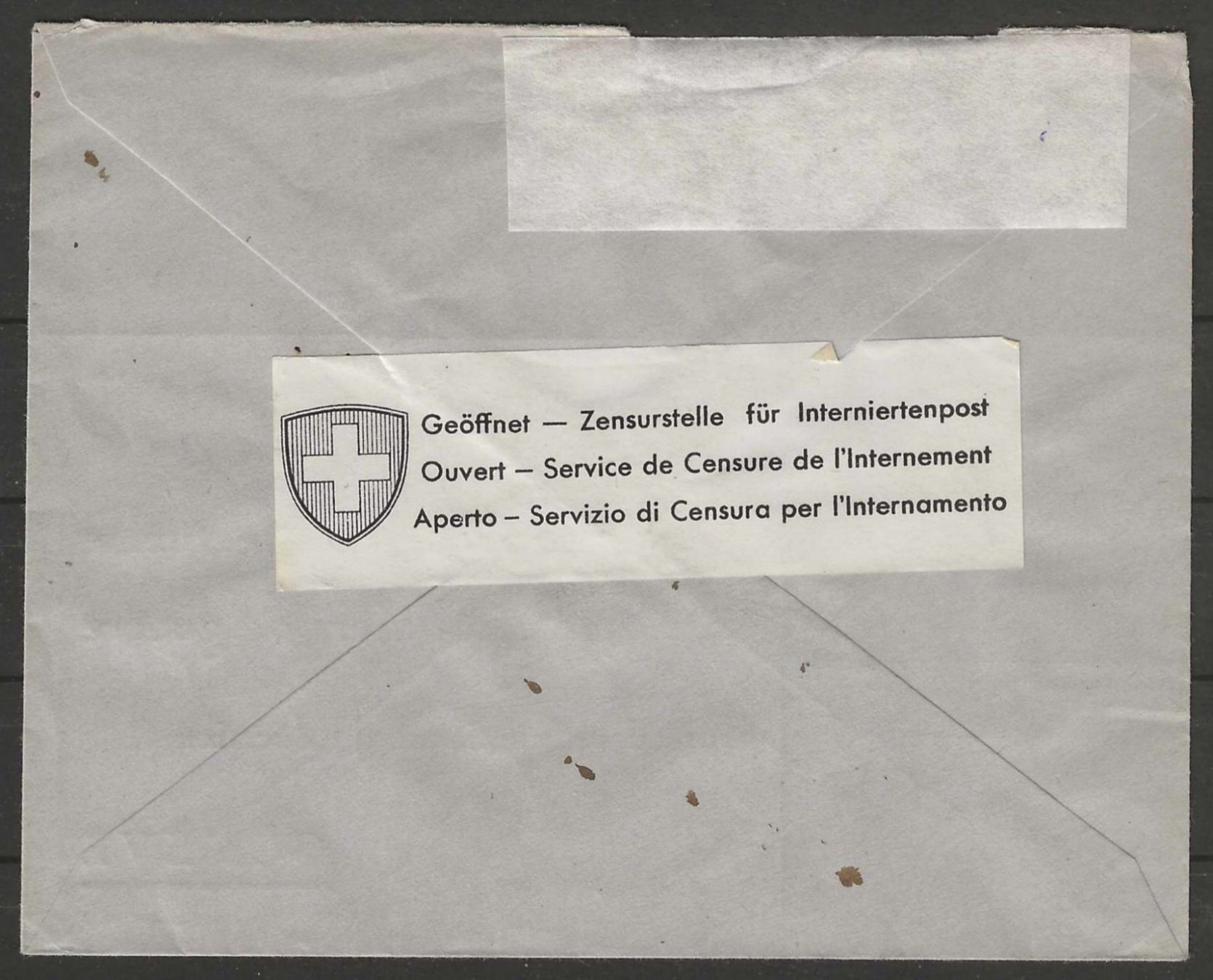 Tutti i francobolli: 1940 : Brief Interniertenpost Schötz mit BIE Vorläufer – Usato da Gümligen venduto da Geniusbuy 1