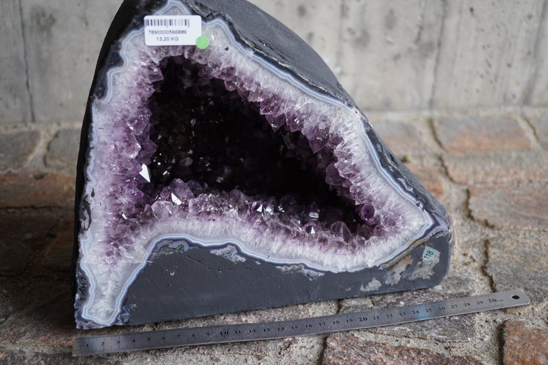Mineralien & Heilsteine: Amethyst   Druse 13.2kg    Flame  28cm x 23cm     3.2.1 – Neu und originalverpackt aus Eschenbach SG von topstone 7