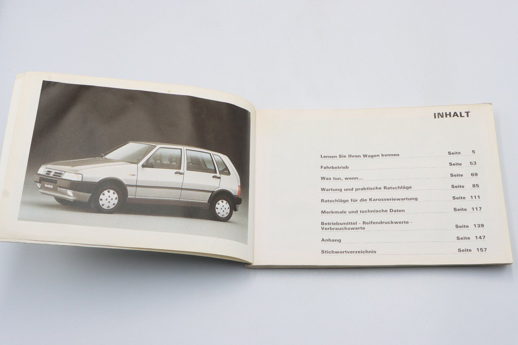 Fiat Documenti: Fiat Uno 1990 Betriebsanleitung – Usato da Bühl b.Aarberg venduto da Collectorpassions 2