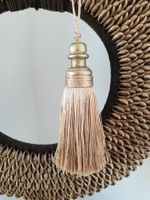 🐸 10 x GOLD QUASTE / TASSEL / ANHÄNGER