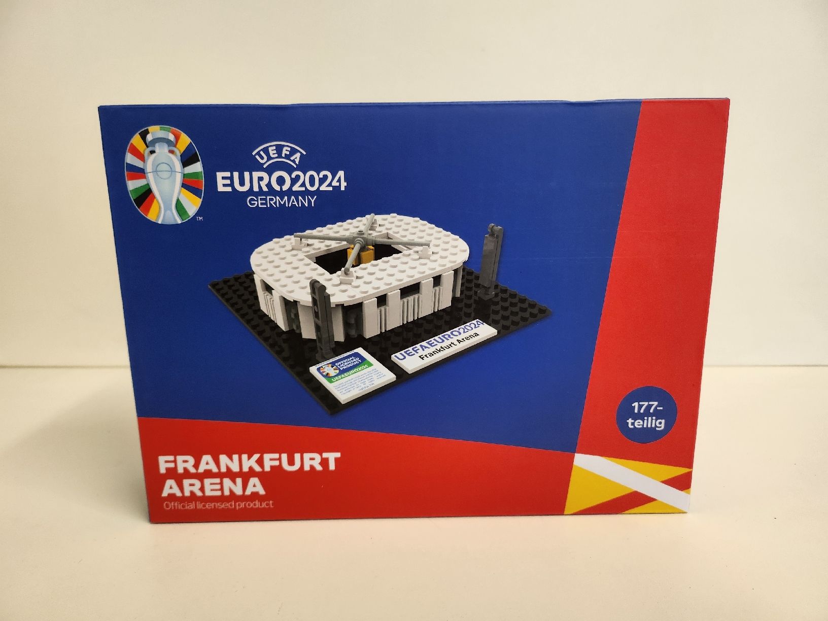 Lidl Clippys UEFA Stadion Frankfurt Arena mit Lego kompatibe (Neu