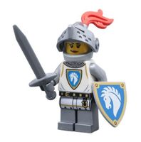 LEGO Minifigur Ritterin cas590 (aus Set 31168)