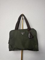 Sac Prada Vintage Nylon Tessuto Kaki - Authentique