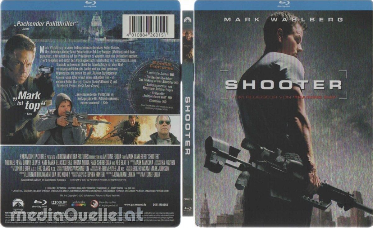 Alle DVDs: Shooter Steelbook Bluray – Gebraucht aus Hinwil von Mbaumann1