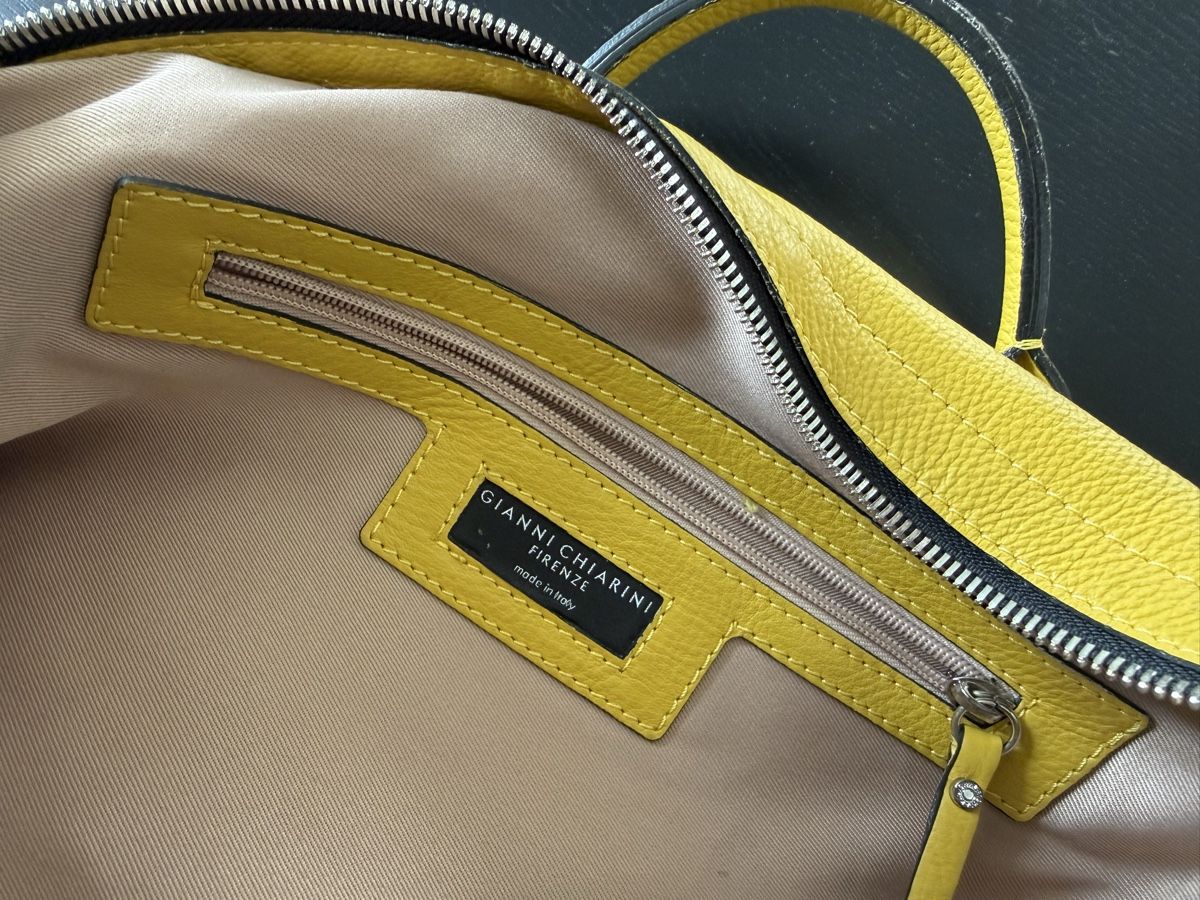 Gianni Chiarini Borse: Gianni Chiarini Duna - grosse gelbe Tasche – Usato da Zürich venduto da mia_1212 6