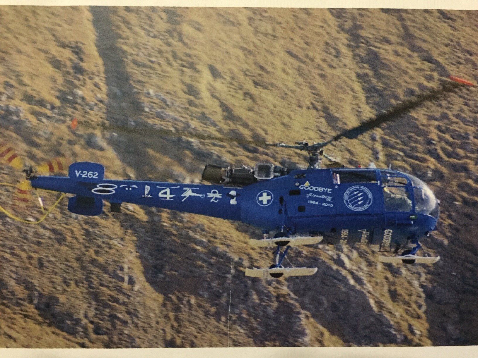 Kit di modellismo & Modellini statici: Decal-Bogen "Goodbye Alouette III"  1/48 – Nuovo e nell'imballaggio originale da Schwanden-Brienz venduto da swisscopter