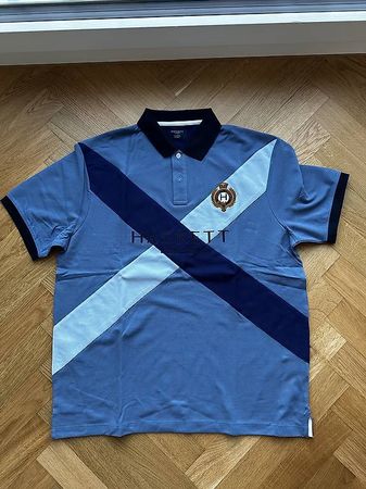 Hackett London XL Poloshirt (neu, ungetragen) Farbe hellblau