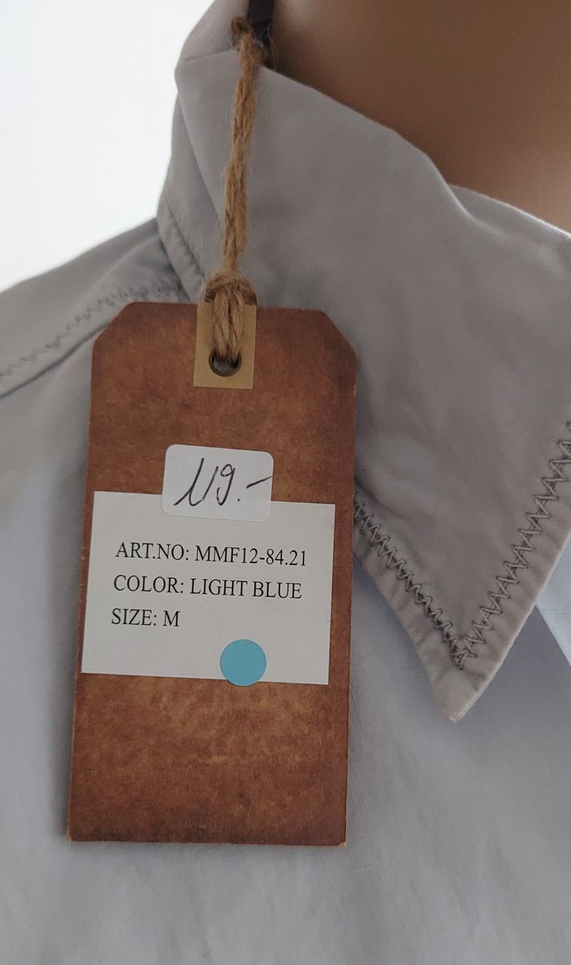 Camicie: Neues Moscow Herren Hemd Gr. M, hellblau – Nuovo e nell'imballaggio originale da Basel venduto da Mazzo84 2