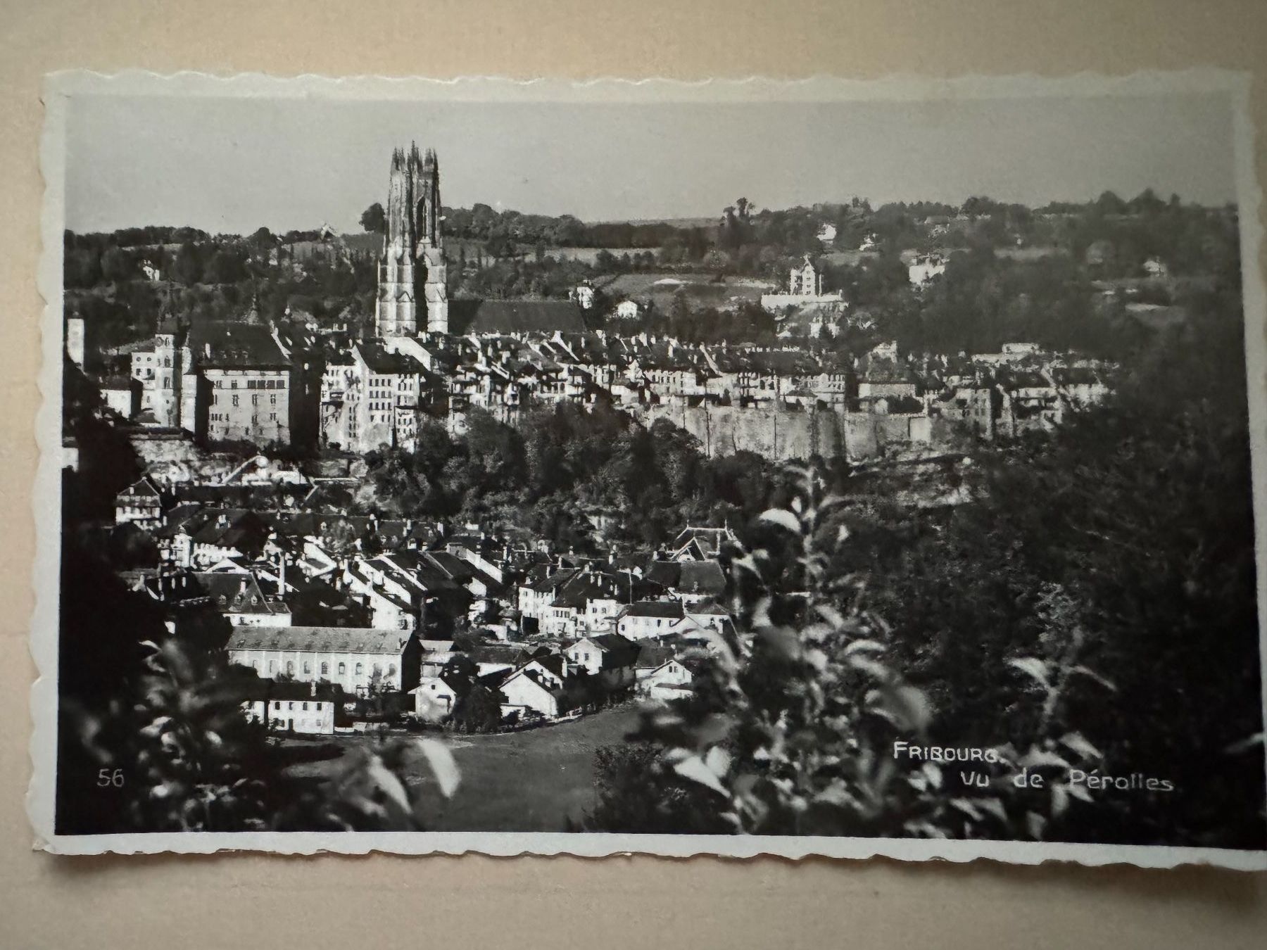 Cartoline postali: FRIBOURG - Ansichtskarte – Usato da Tegerfelden venduto da siebenmacky
