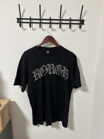 T-Shirt ROUGH schwarz Grösse M guter Zustand