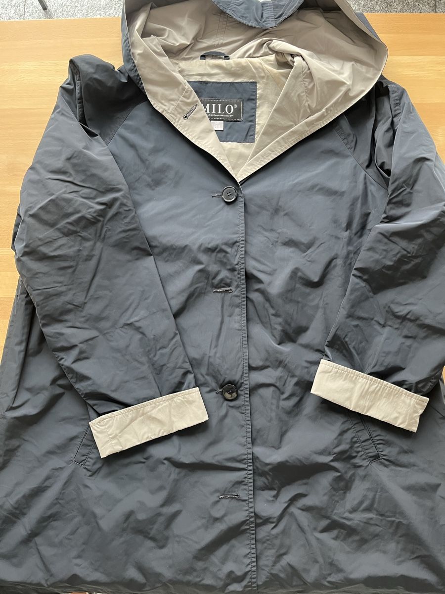 Cappotti: Regenmantel Milo dunkelblau/beige Gr. 48 – Usato da Meilen venduto da Krokodil307