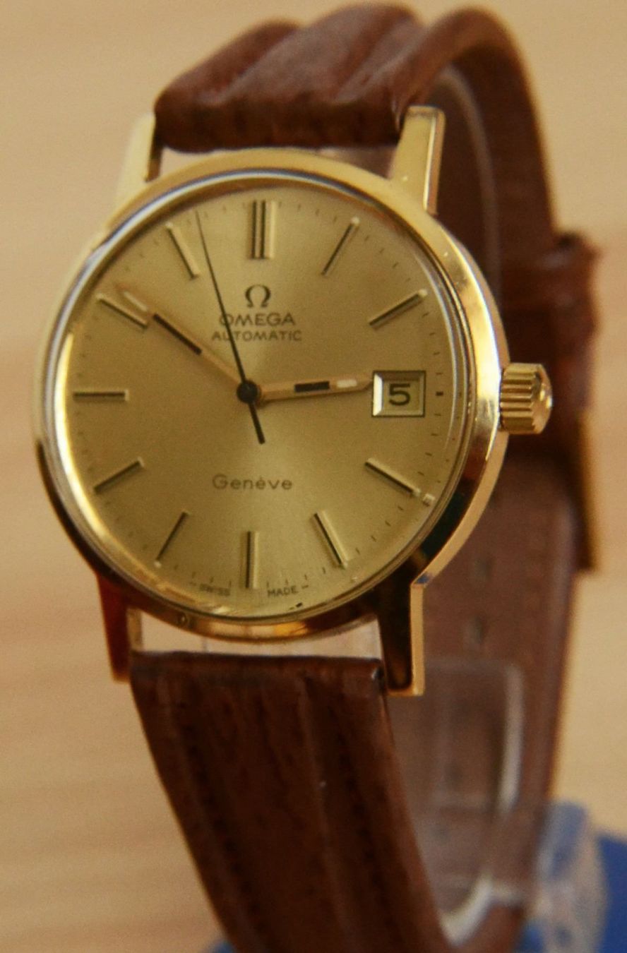 Omega Orologi: Omega Automatic Herrn Uhr Gold 18k – Usato da Matzendorf venduto da BTCSwisswatcher