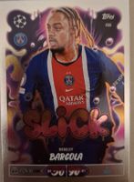 Carte Topps Bradley Barcola PSG Slick état neuf