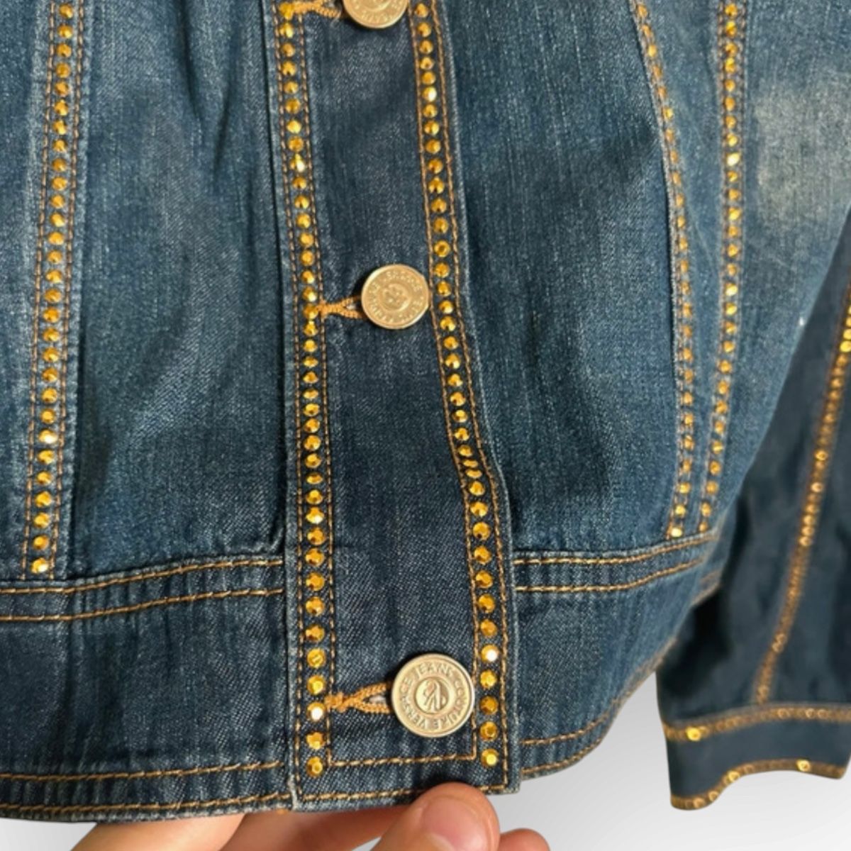 Versace Jacken: Vintage Versace 00’s denim jacket – Neu (gemäss Beschreibung) aus Plan-Les-Ouates von Loved_Panda_Clothing 3