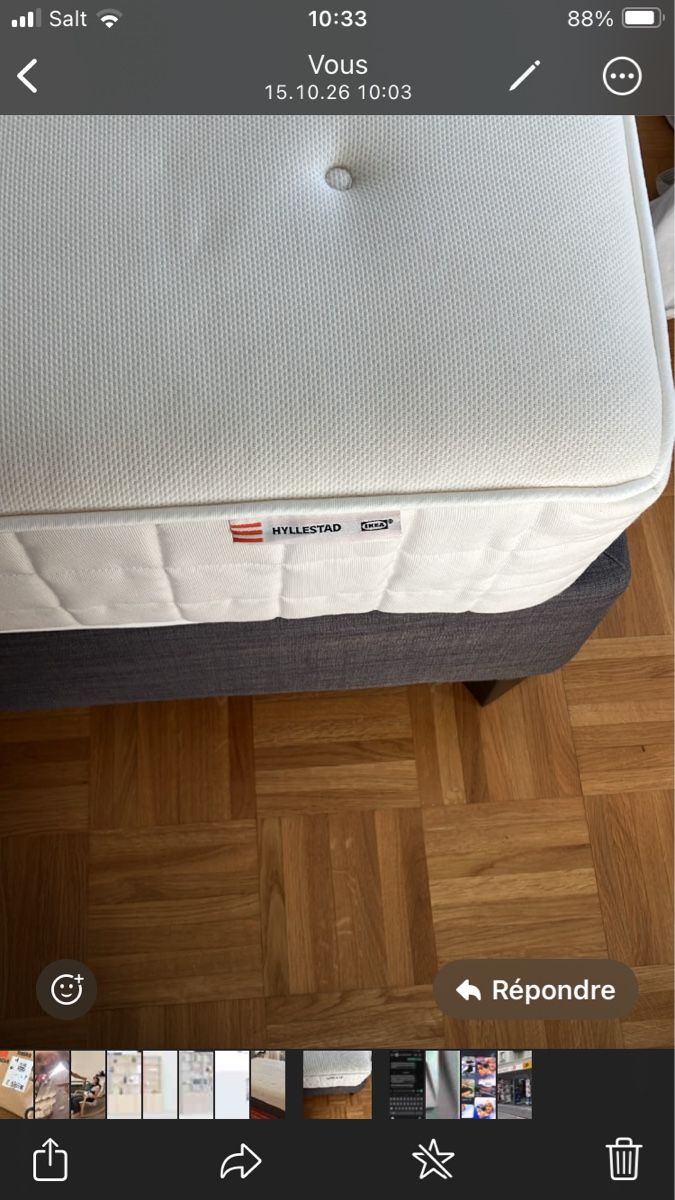 Ikea Letti: Lit IKEA Boxspring 160x200cm – Usato da Pully venduto da yan_w5mm 1