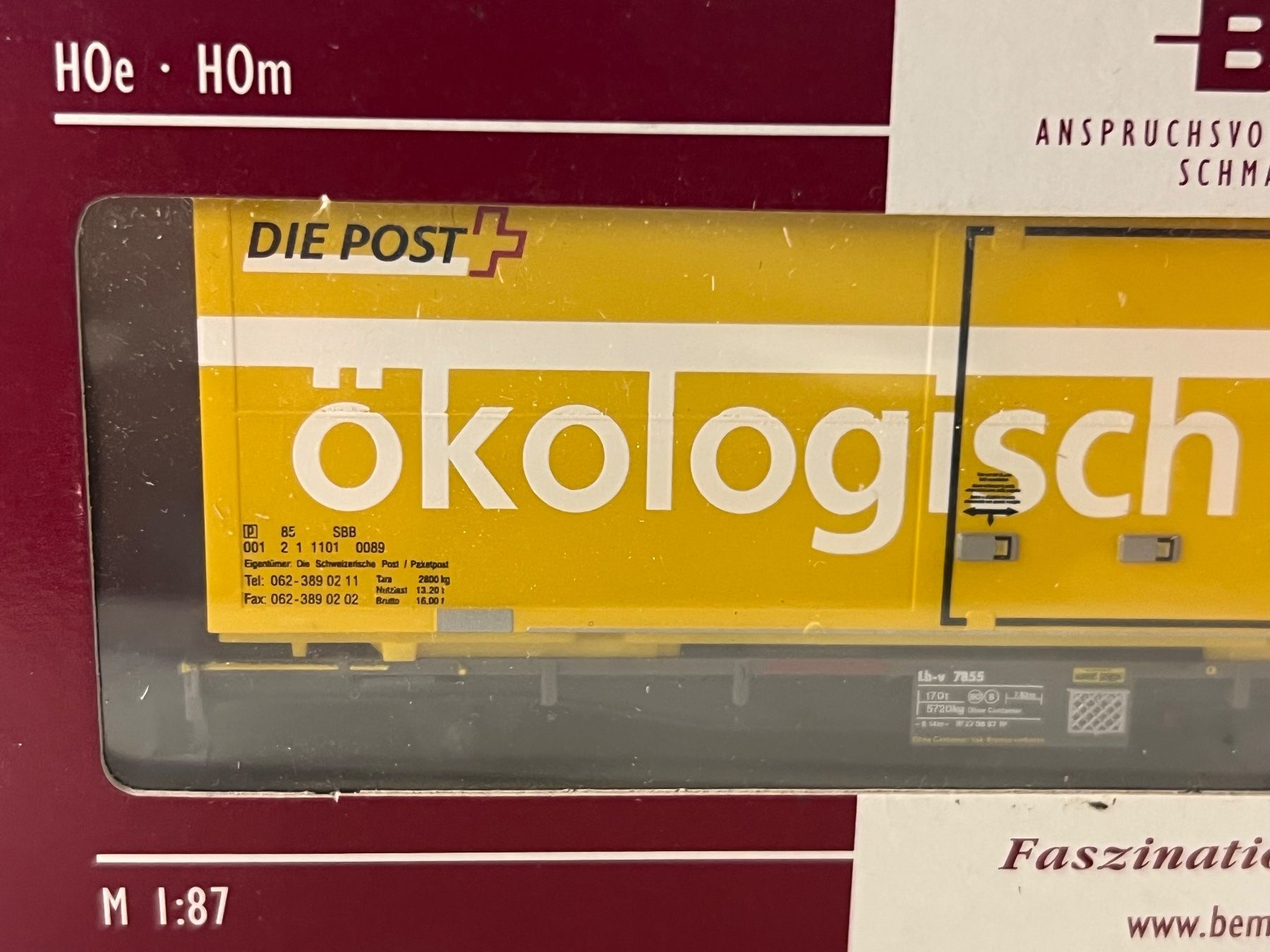 Bemo Modellini di ferrovie: Bemo 7469 10055 Post ökologisch 89 – Nuovo e nell'imballaggio originale da Neuenhof venduto da ludovicco 1