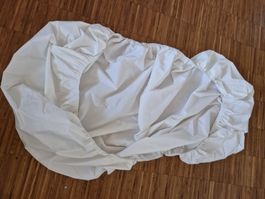 Liege Kappenbezug PU weiss 75x190 cm Neu