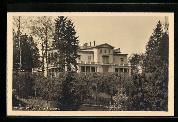 Cartoline postali: AK Zürich, Villa Wesendonk – Usato da Berlin venduto da bartko-reher