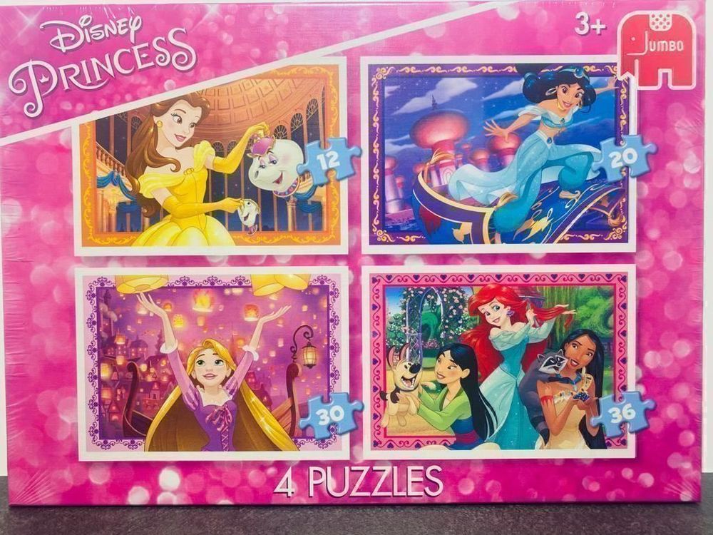 Disney Prinzessinnen Jumbo Puzzle 4 in 1 | Kaufen auf Ricardo