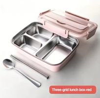 Lunchbox Edelstahl 3/4 Faecher – Boîte déjeuner inox – Bento