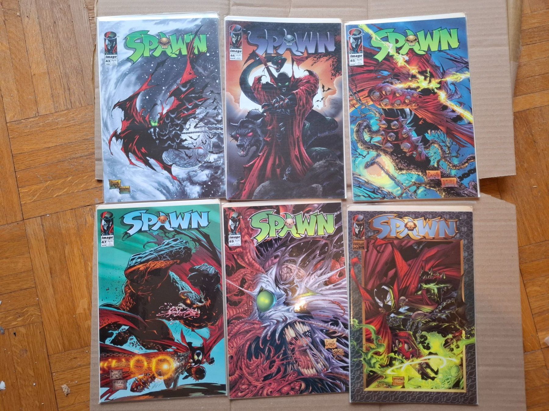 Comics: Spawn BD comics NEUF - 1 à 45 / 47 / 49 / 50 – Neu und originalverpackt aus Onex von kal_b2w8 7