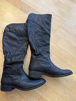 Schwarze Stiefel Graceland Gr. 39, Herbst-Winterschuhe