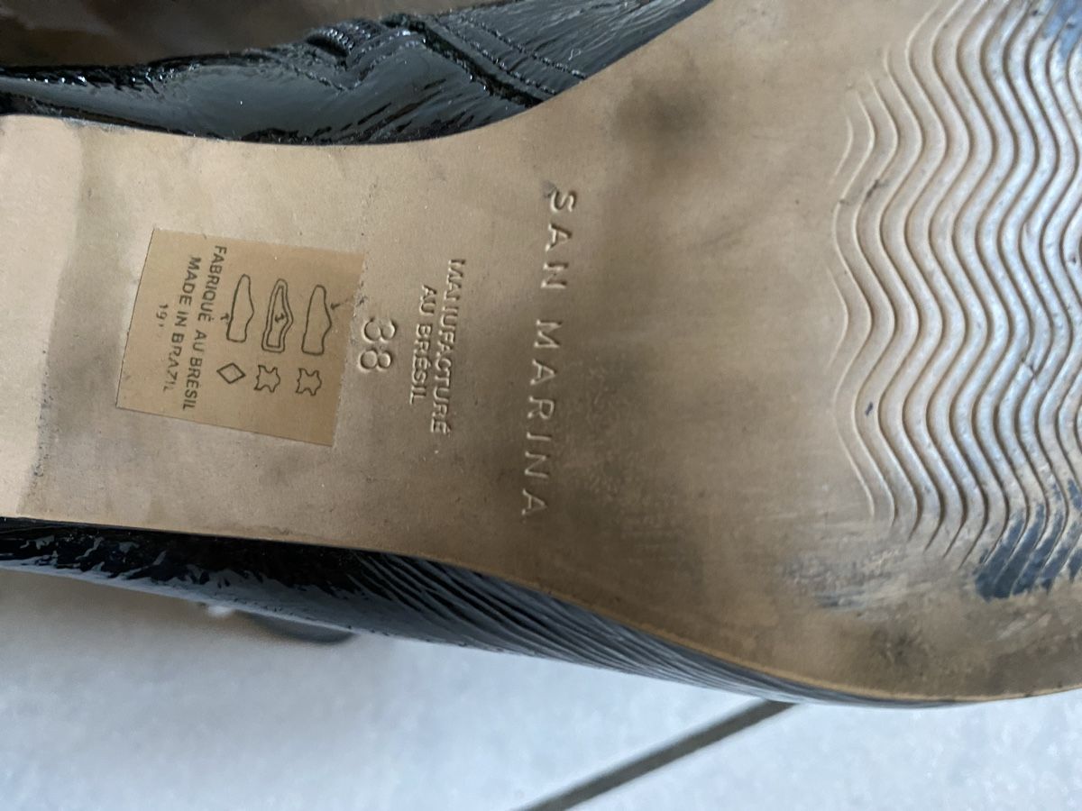 Scarpe da donna: Stiefelette aus Lackleder – Usato da Sumiswald venduto da sonrisa70 3