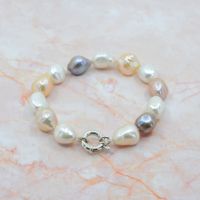 Armband Süsswasser Zuchtperlen & Silber 925 (14530)