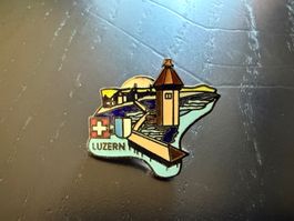 Luzern Pin / Anstecker - Souvenir Schweiz - Top Zustand!