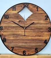 Wanduhr aus Altholz ? Handgefertigtes Unikat