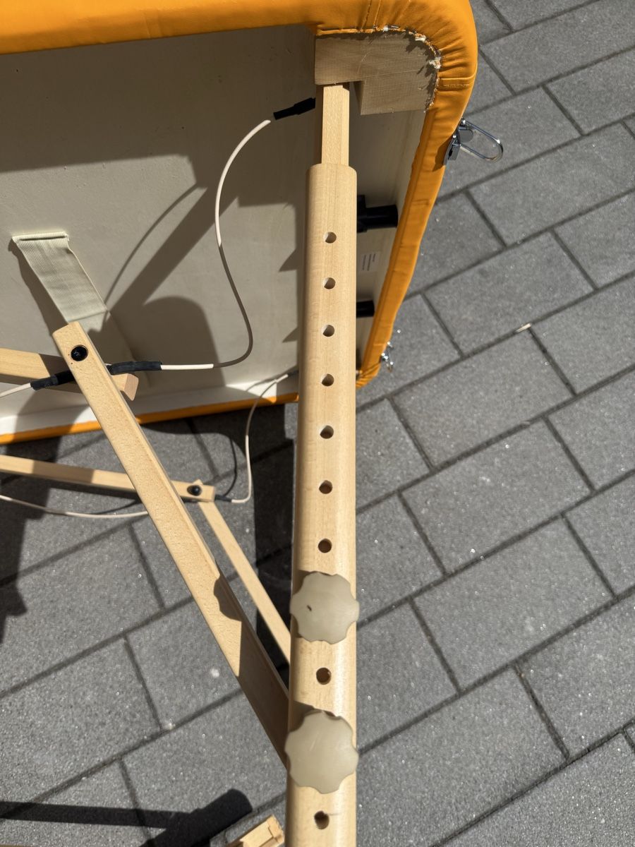 Sedie a sdraio: Mobile Behandlungsliege / Massageliege mit Transporttasche – Usato da Brunnen venduto da RoliKr8 8