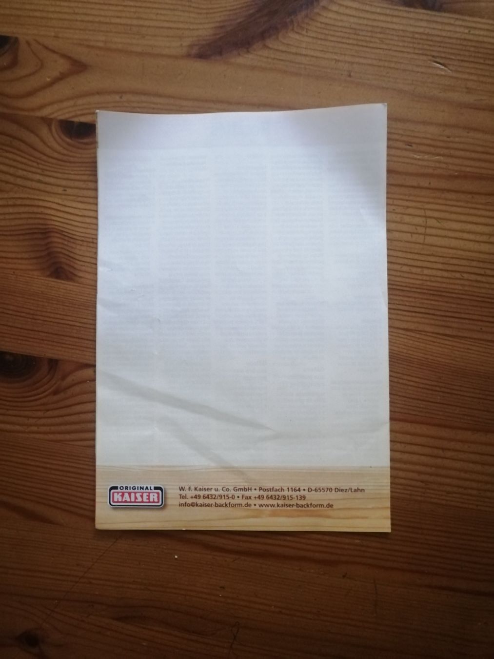 Kaiser Backformen: Backform von Kaiser. (Apfelbackform) – Neu und originalverpackt aus Hinterkappelen von 1399 7
