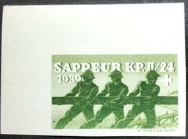 Soldatenmarken 2.WK, Sappeur Kp II/24, geschn, Wi Sap 56-2