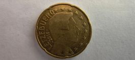 Pièce 20 Cent Euro Luxembourg 2015 TBE