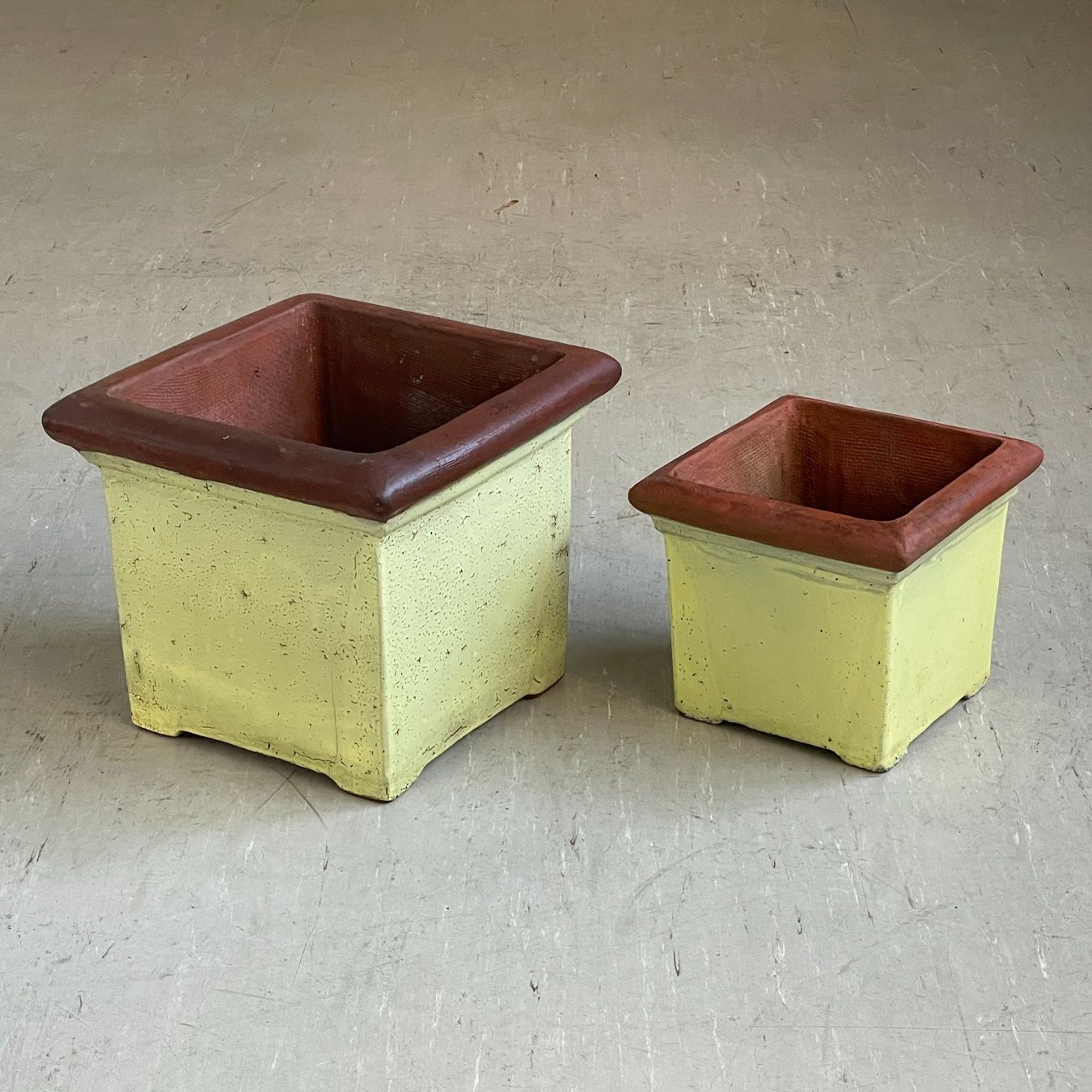 Vasi per fiori: 2er Set Pflanzentöpfe hellgrün – Usato da Bern venduto da Modern-Era 2