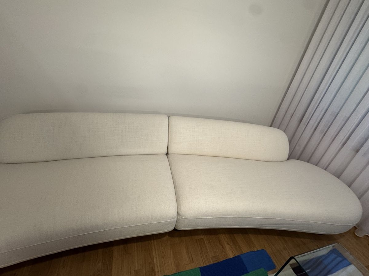 Divani: 6-Sitzer-Sofa Rosebury, Chambray-Leinen, Design by E. Galli – Usato da Zürich venduto da joal2 1