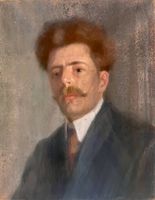 Robert Elmiger (1868–1922), Selbstporträt