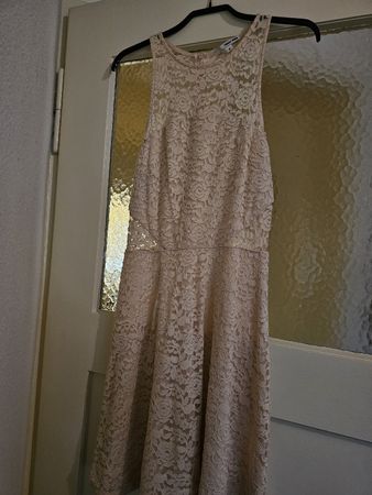 Robe dentelle rose poudré Tally Weijl taille M