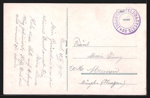 Cartoline postali: Basel, Zoologischer Garten, Vogelschau,  – Usato da Berlin venduto da bartko-reher 1