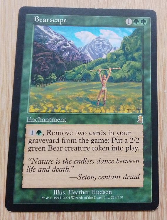 Magic the Gathering Karte Bearscape A1 (Gebraucht) in Wohlen AG für CHF ...
